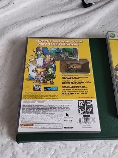 The simpsons, xbox360 game, rare collectable
