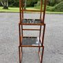 Vintage Danish Nesting Tables in Teak with Smoked Glass Tops c1960 Image 2