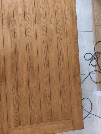 solid oak coffee table