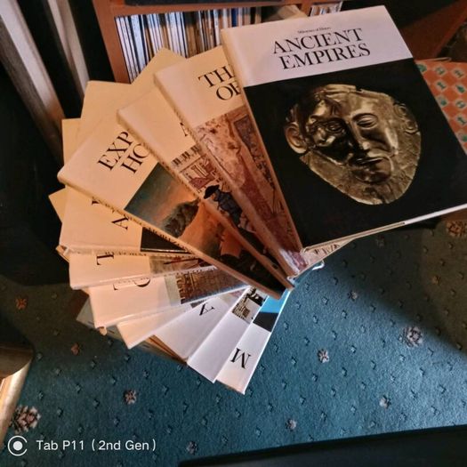 11 Volumes of 'Milestones of History's - Hardback
