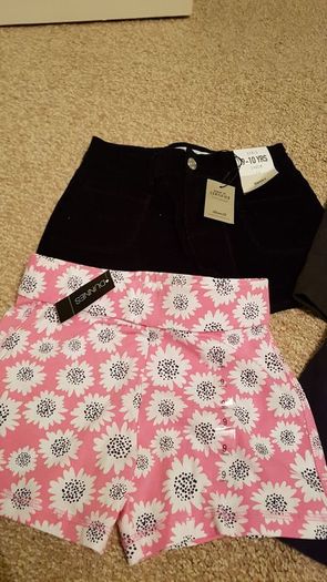 girls shorts bundle mostly new