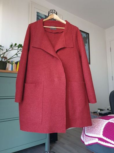 Oska Burgundy Red Wool Coat Size 3