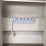 IKEA White Study / Computer Desk With Storage Image 3