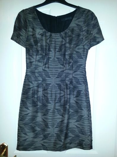 Coast brown/black dress size 10