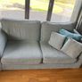 2 Blue Sofas Image 4
