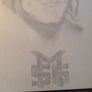 MICHAEL SCHENKER Sketch on a piece of wood Image 3
