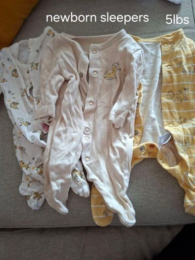 baby items and clothing