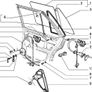 RH Rear W/Regulator (Lancia Thema) Image 2