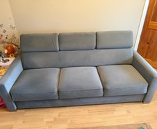 Stunning 3+2 Seater Grey Sofa Set (Sofa Bed+Storage)