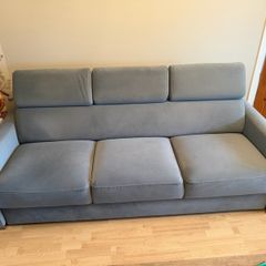 Stunning 3+2 Seater Grey Sofa Set (Sofa Bed+Storage)