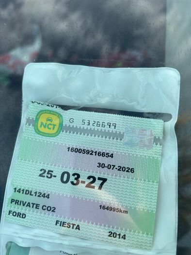 Ford Fiesta 2014 1.0 Petrol New NCT and taxed