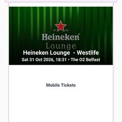 Westlife Tickets