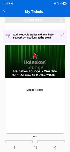 Westlife Tickets