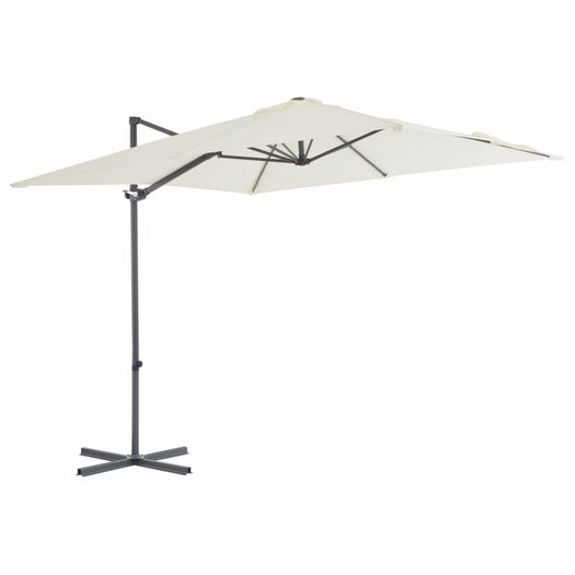 Cantilever Umbrella with Steel Pole Sand