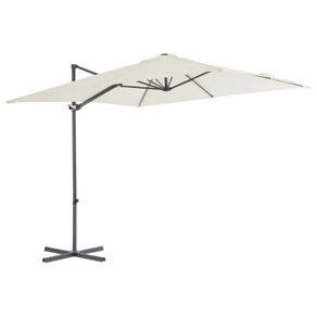 Cantilever Umbrella with Steel Pole Sand
