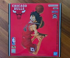 ONE PIECE x NBA Monkey D Luffy Chicago Bulls Master Stars Piece Figure