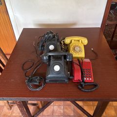 Vintage telephones