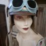 Vintage Motorcycle Helmet/Goggles Image 2
