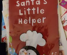 BNIB Children's Apron Santa's little helper
