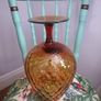 Mid-Century Italian Amber Glass Balloon Vase Image 5