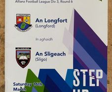 2019 Longford v Sligo - GAA Allianz Football League Programme