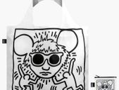 Recyclable Tote Bag Andy Mouse Keith Haring