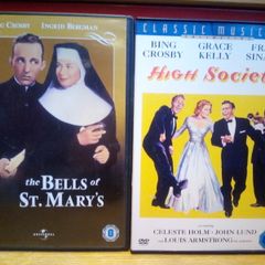 Bing Crosby Dvd Bundle Collection Bells Of St Mary's High Society Classic Vintage Movies