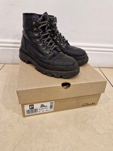 Clarks Biker Style Chunky Boots