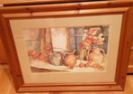 Solid Pine Frame with Mounted Still Life Print