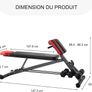 Multi Functional Gym Bench for Full All in One Body Workout  Versatile Fitness Equipment for Hyper Back Extension, Roman Chair, Adjustable Situp, Decline, Flat Bench Image 7