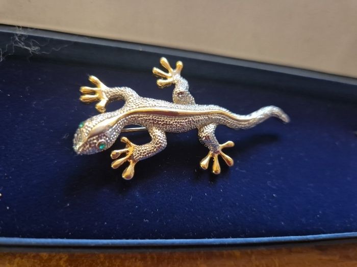 Vintage Salamander Brooch