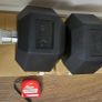 two brand new sets hexagonel dumbbells2x15kg, 2x12.5kg Image 8