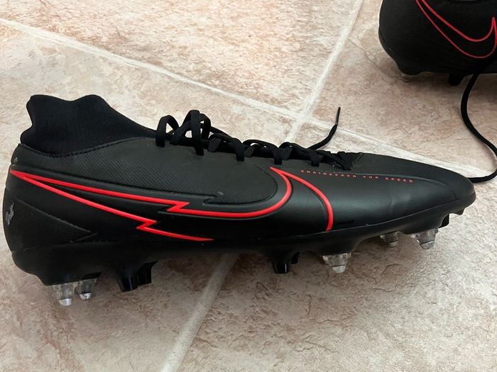 Nike Mercurial Superfly 7 Academy SG-Pro (Black x Chile Red)