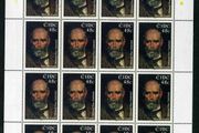 2006 Ireland Death Centenary of Michael Davitt Commemorative Stamp Sheetlet Plate 1B1B1B1B Mint Never Hinged (MNH).
