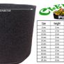 155L Smart Grow Pot Bag Hydroponics Aeroponics Fabric Geotextile Image 5
