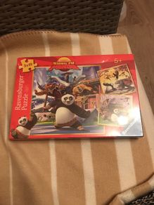 Brand new jigsaw puzzles - 3 x Kung fu panda