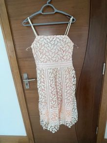 Lace cami midi dress