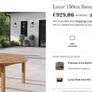 Outdoor Teak Table Image 2