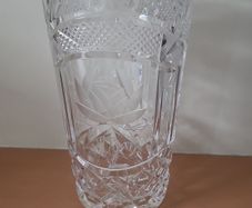 Vintage Waterford crystal large vase - 11inchs tall