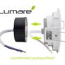 9 Pack,  83mm, Lumare LED Ultra-Flat Recessed ceiling Spotlight, 4 W, 400 Lumen, 230 V, IP44 for Living Room, Bathroom, Mini Slim Ceiling Spot in Silver, Warm White, Round with 83 mm  Diameter Image 4