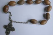 Vintage Rosary  Handmade Prayer Wooden Beads