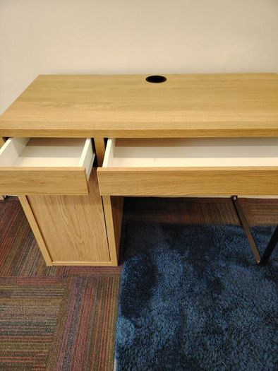 Ikea Micke Desk in Oak (2 available)