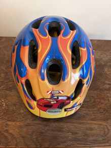 Raleigh - Little Terra Lightweight Adjustable Children's Cycling Helmet Racecar Pattern
