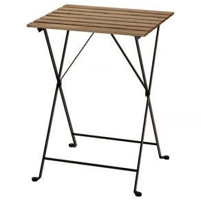 Ikea outdoor foldable chair and table