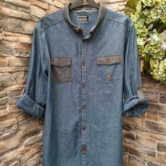 Men's Kangol long sleeve cotton shirt  Size XL
