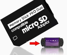 Micro SD / TF to Memory Stick PRO Duo Adapter | For Sony PSP, Cameras & Camcorders | New