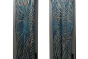 Mesh panel mermaid hem cami sequin dress gown