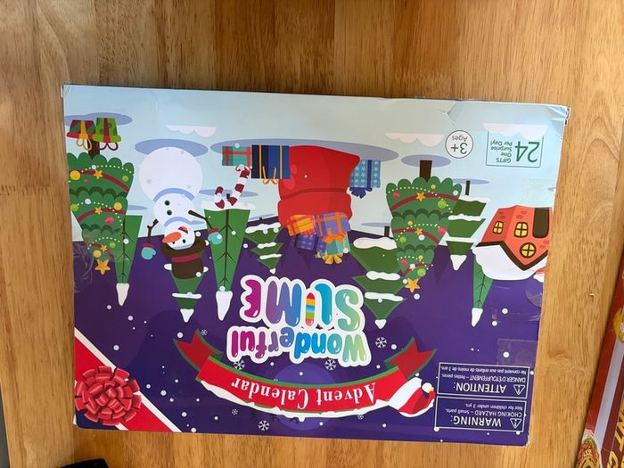 Slime advent calendar
