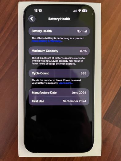 iphone 15 pro max 256 GB White