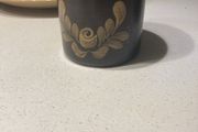 Vintage Denby Bakewell Storage Jar - 10 cm diameter, 10 cm high